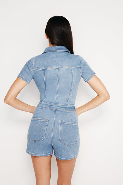 FIT FOR SUCCESS SHORTS JUMPSUIT | BLUE274