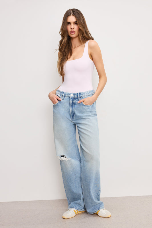 SCULPTING MODERN TANK BODYSUIT | COTTON CANDY PINK003