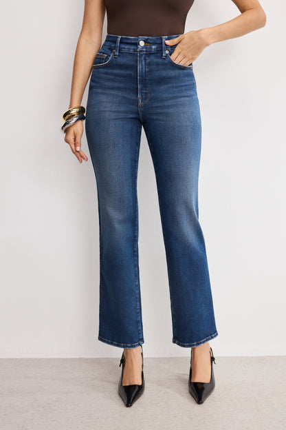 SOFT TECH GOOD CURVE STRAIGHT JEANS | INDIGO989