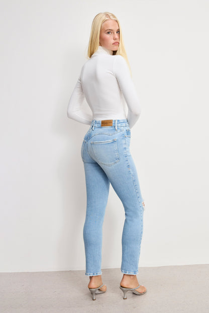 DOLLY JOLEANS STRAIGHT JEANS | INDIGO1081