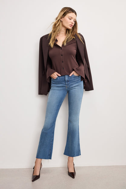 SOFT TECH GOOD KICK FLARE JEANS | INDIGO1026