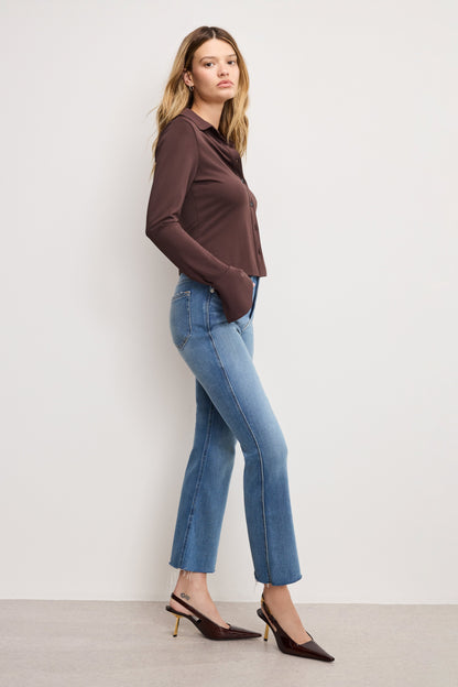 SOFT TECH GOOD KICK FLARE JEANS | INDIGO1026