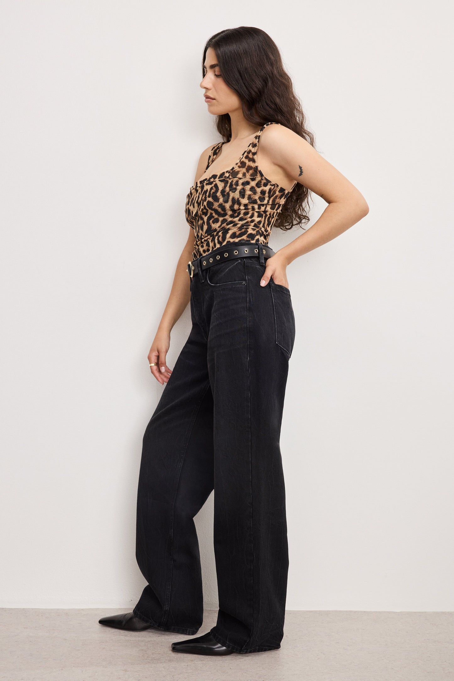 GOOD PETITE 90s RELAXED JEANS | BLACK406