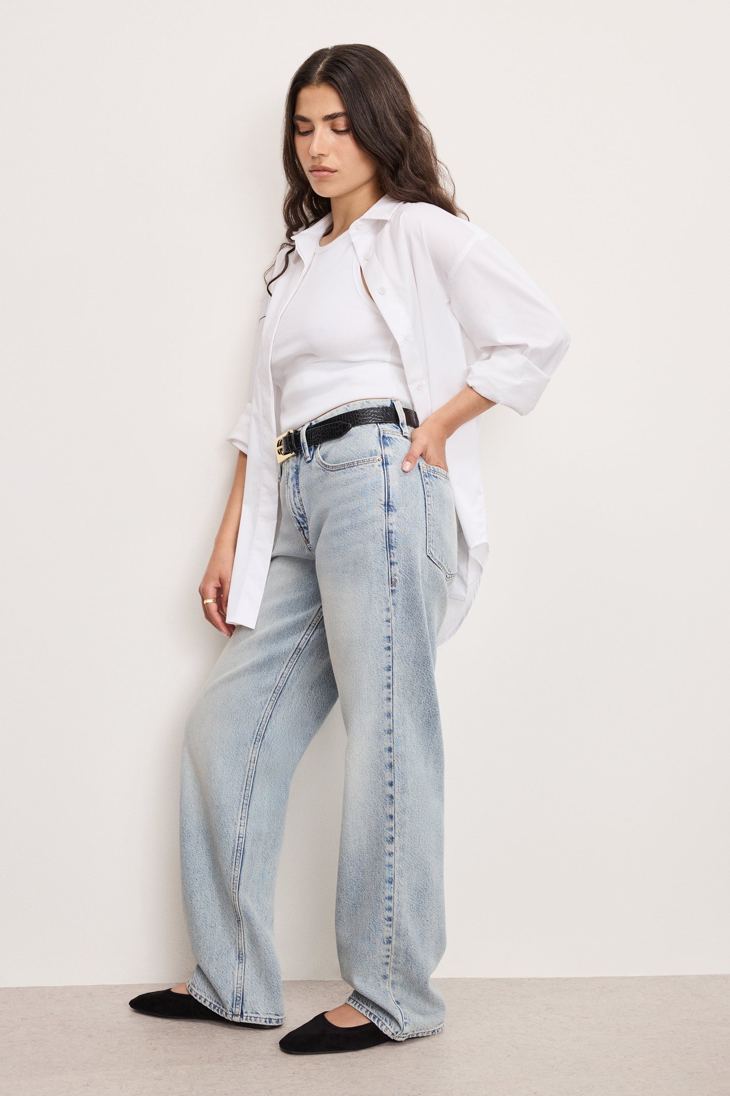 GOOD PETITE 90s RELAXED JEANS | INDIGO1075