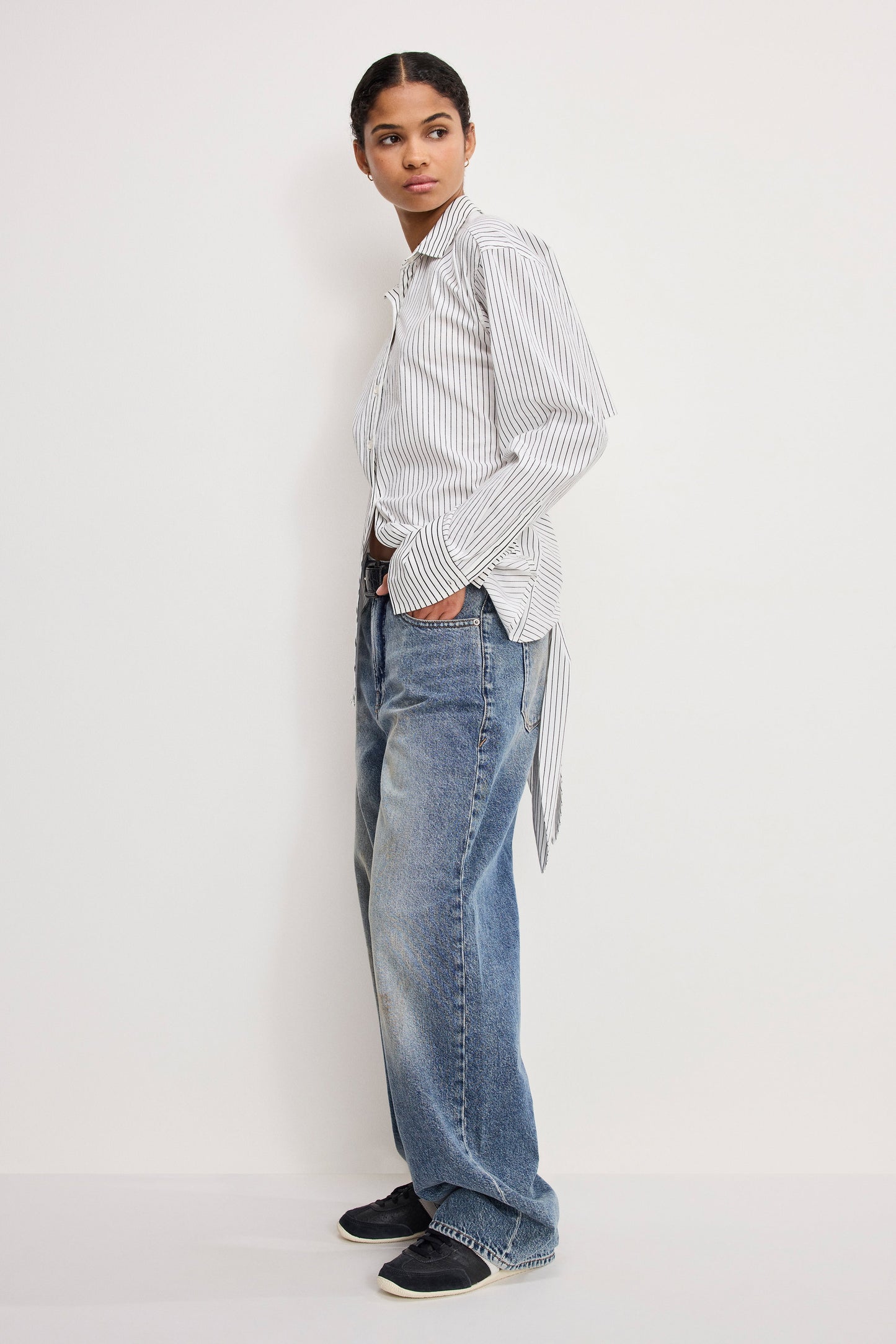 GOOD LOW RISE BAGGY JEANS | INDIGO1001