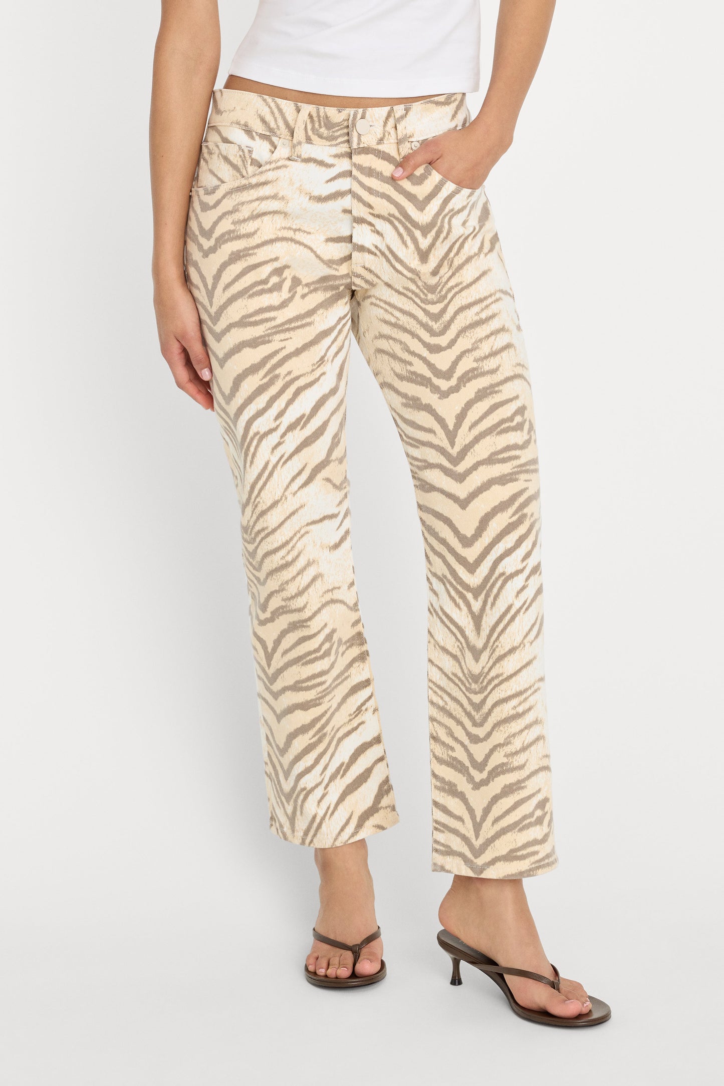 VINTAGE STRAIGHT ANKLE | BROWN TIGER