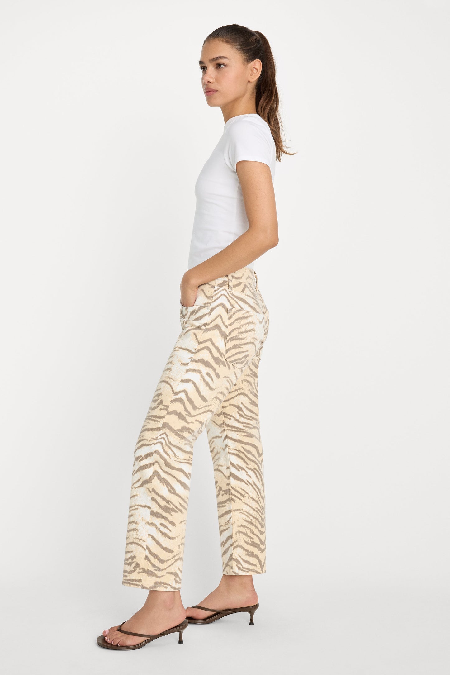 VINTAGE STRAIGHT ANKLE | BROWN TIGER