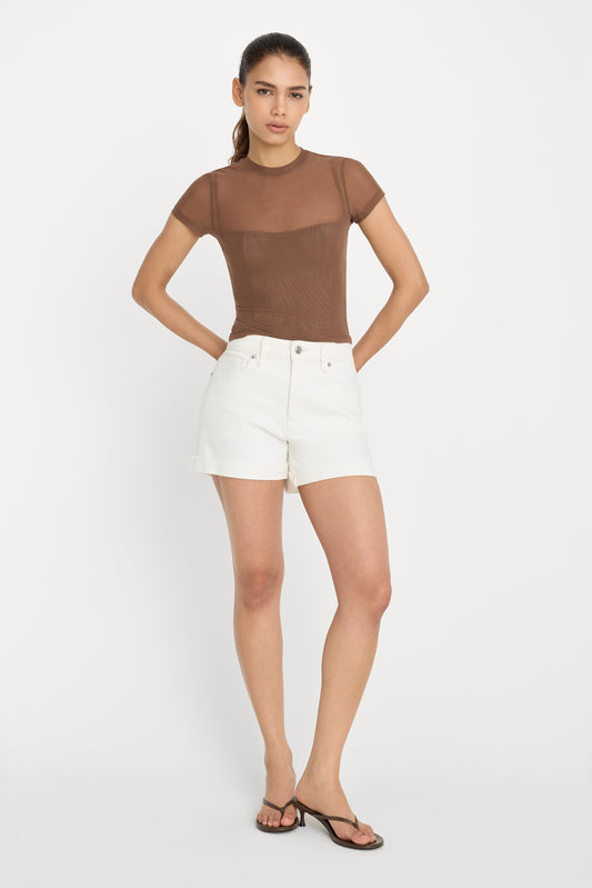 GOOD GIRLFRIEND SHORTS | WHITE001