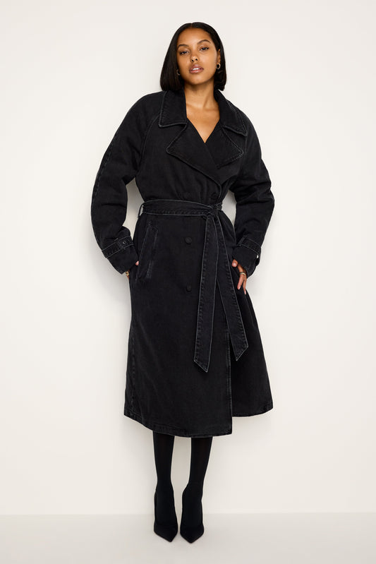 CLASSIC TRENCH COAT | BLACK351